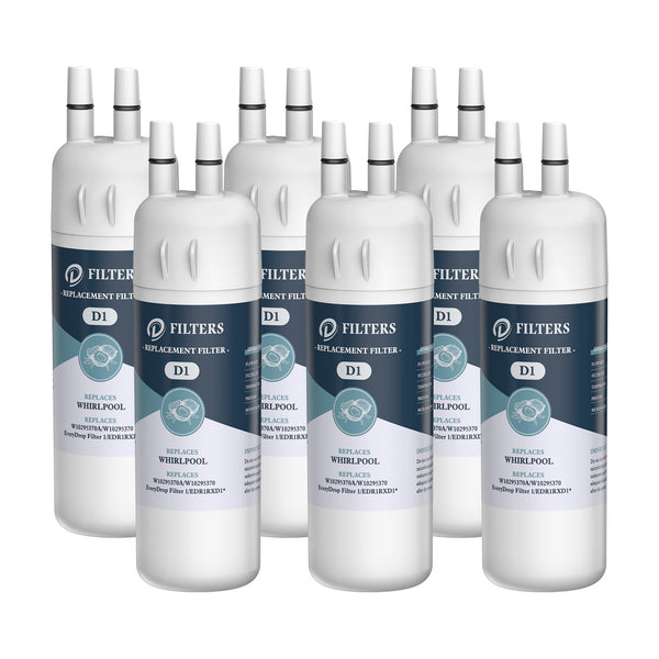EDR1RXD1 W10295370A 9081 Refrigerator Water Filter by DFilters 6pk