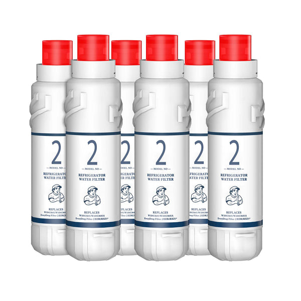 EDR2RXD1 W10413645A 9082 Compatible Refrigerator Water Filter 6pk